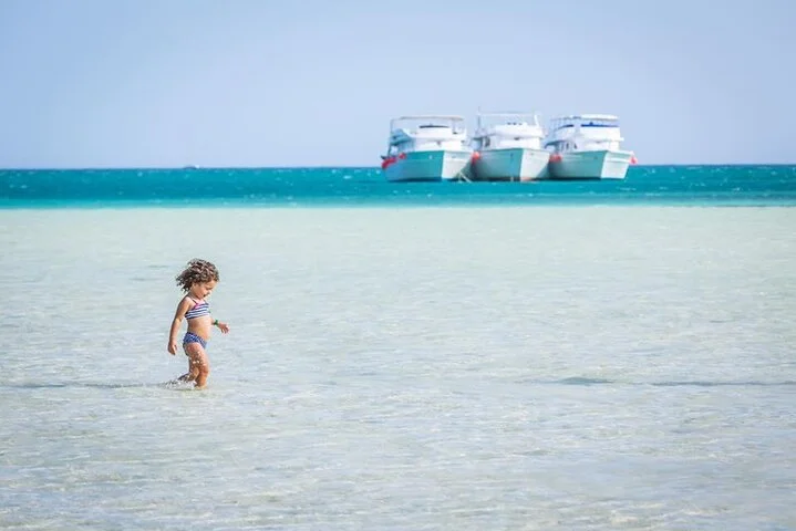 Giftun Island waters private boat destination in Hurghada