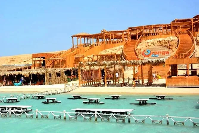 Orange Bay private boat destination in Hurghada
